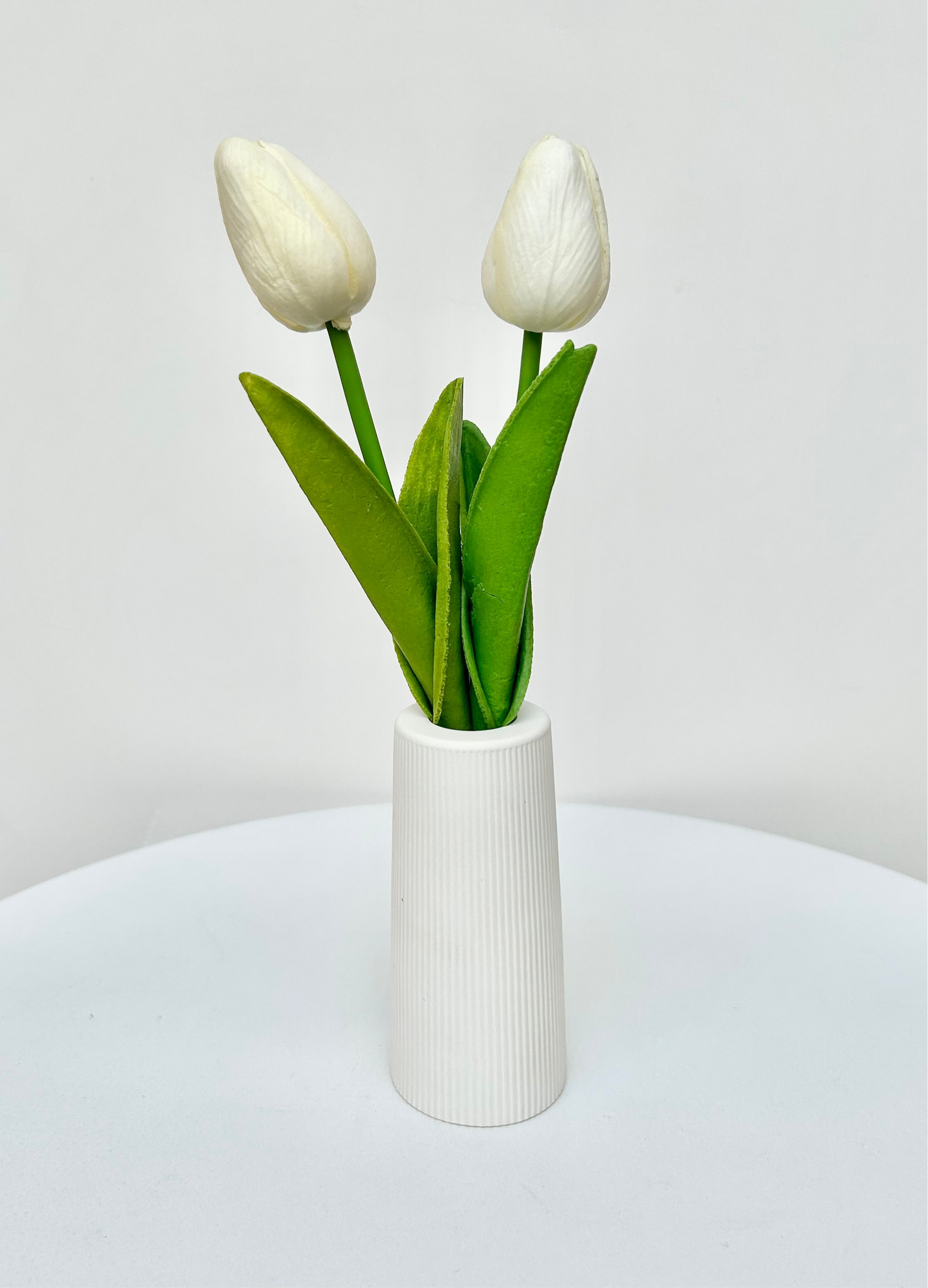 Ribbed vase