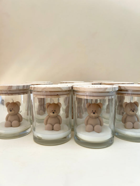 Teddy in jar