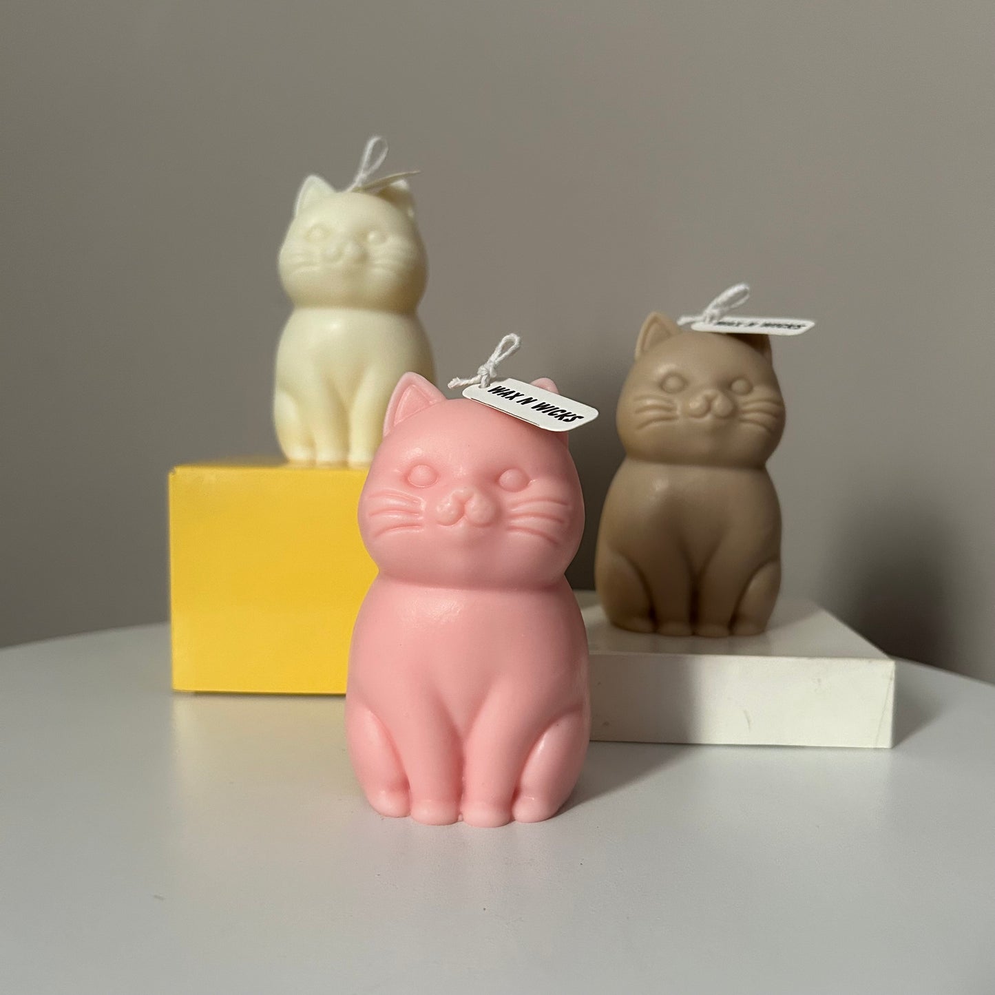 Cat candle