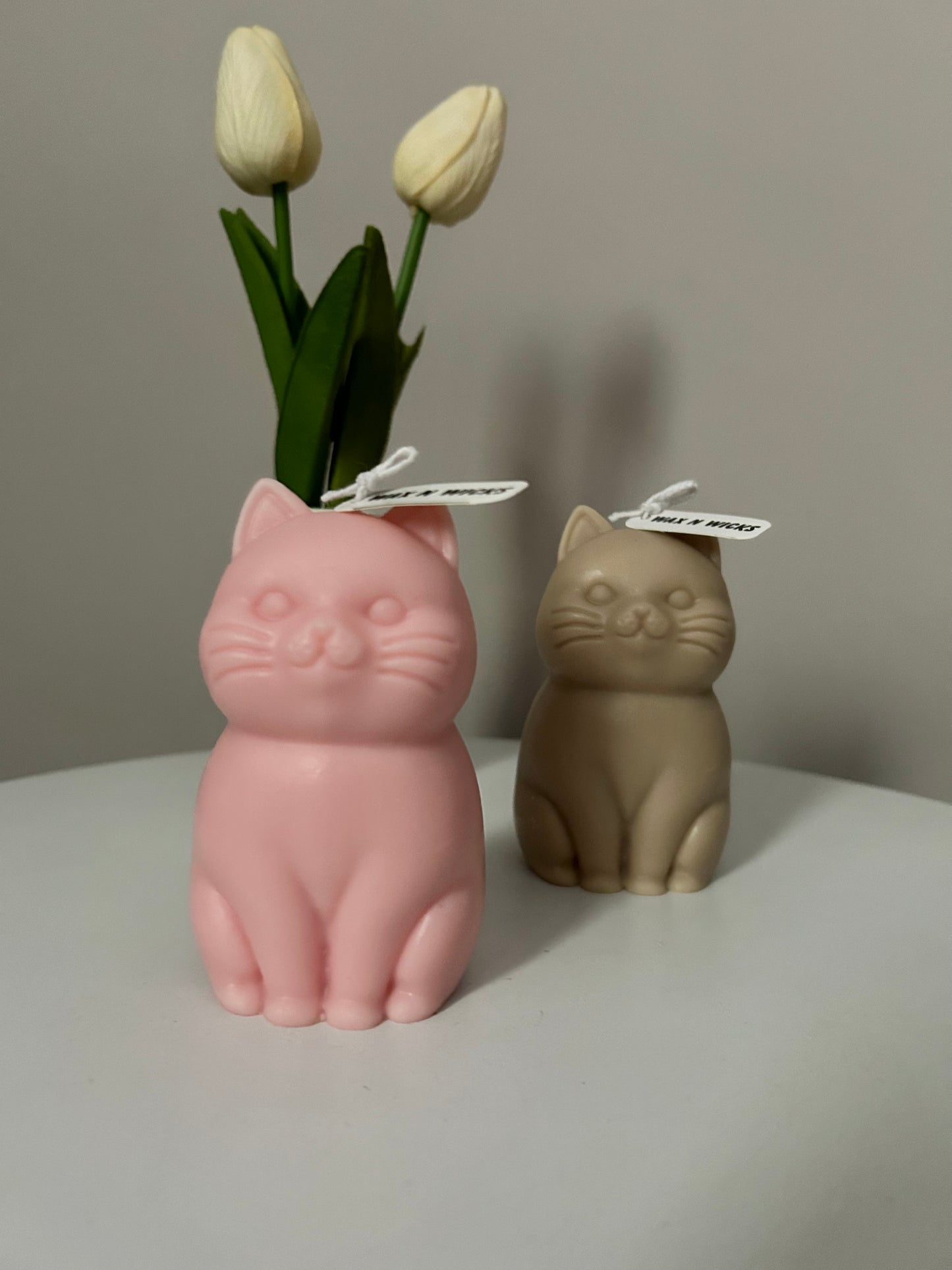 Cat candle