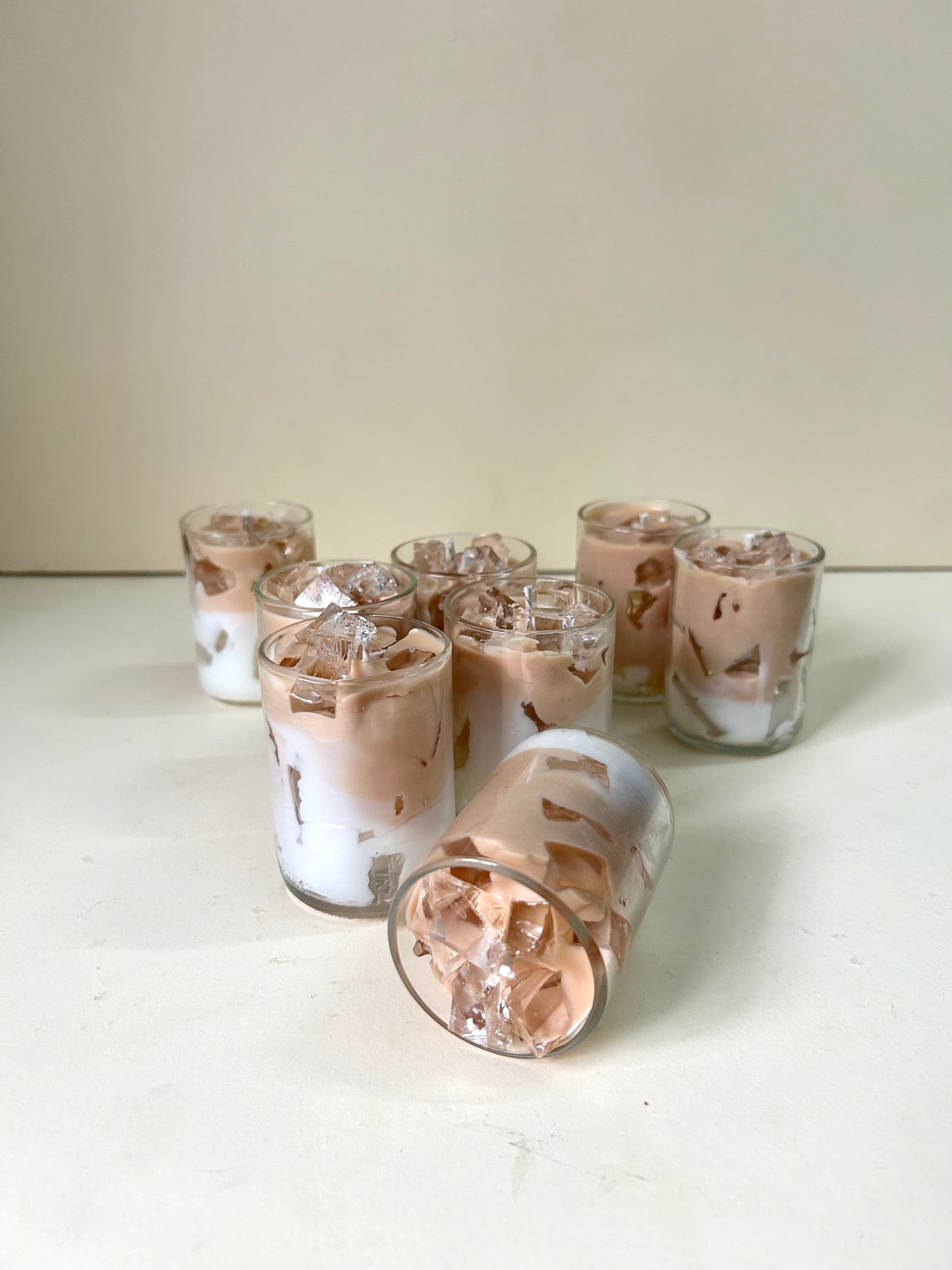 Iced latte candle