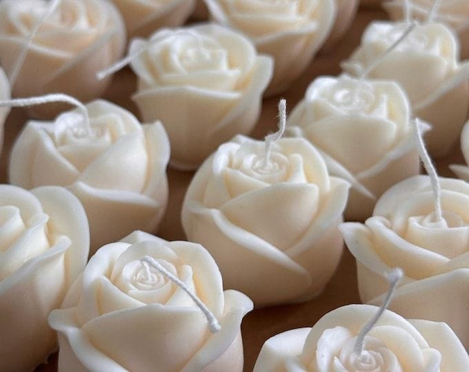 Rose candle