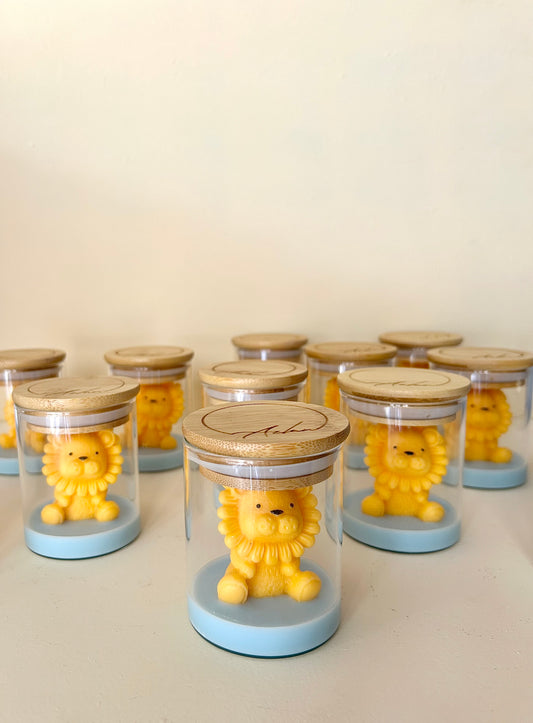 Lion jar