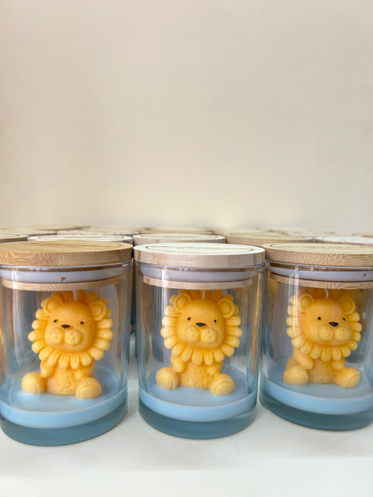 Lion jar