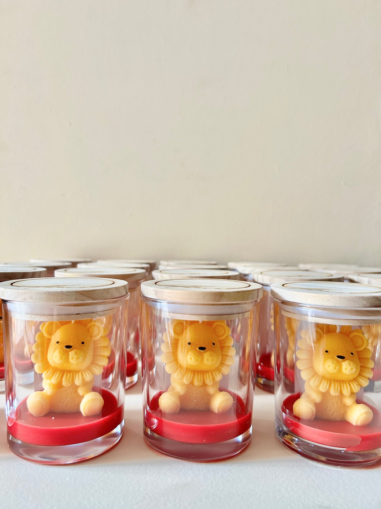 Lion jar