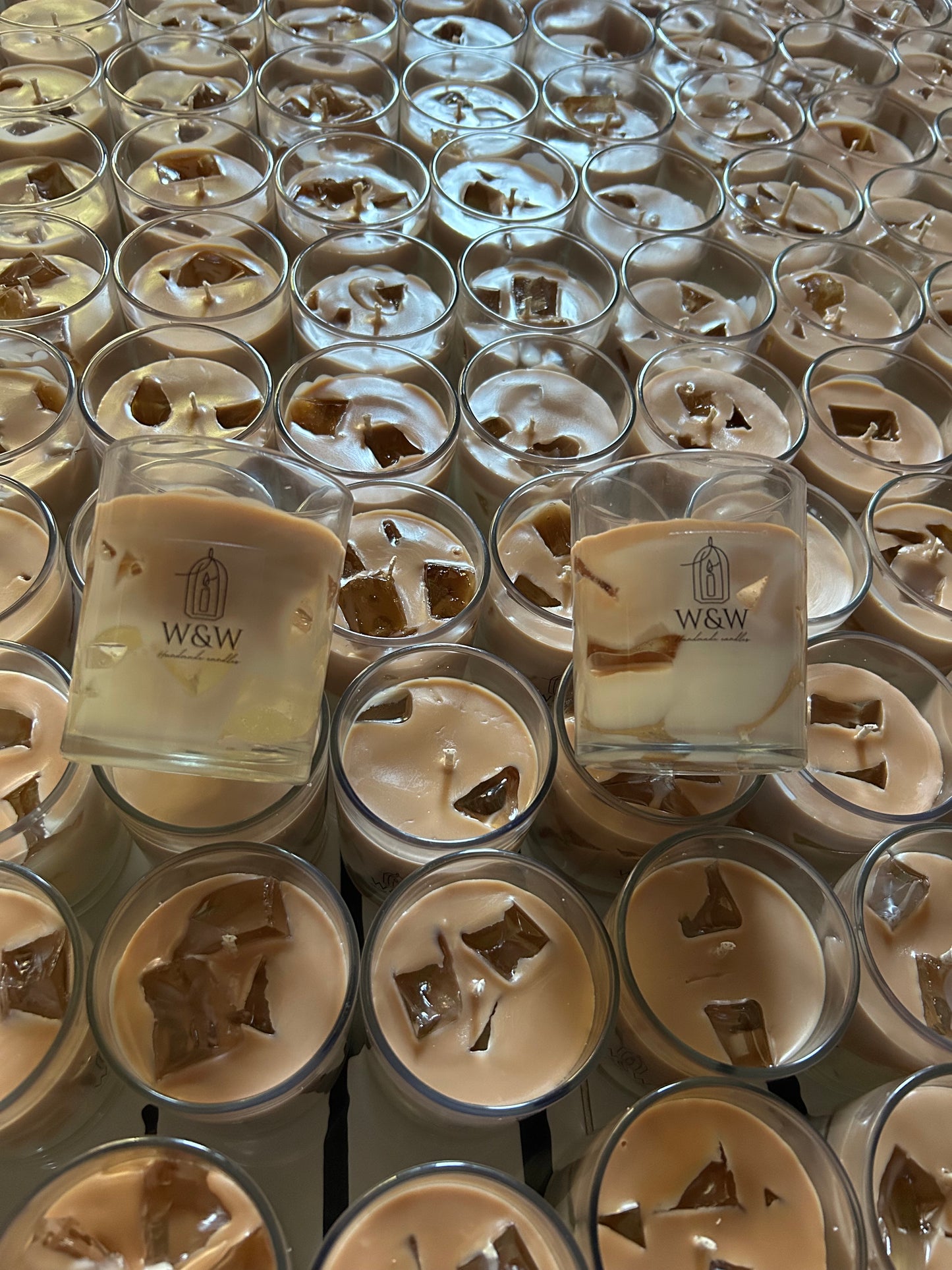 Iced latte candle