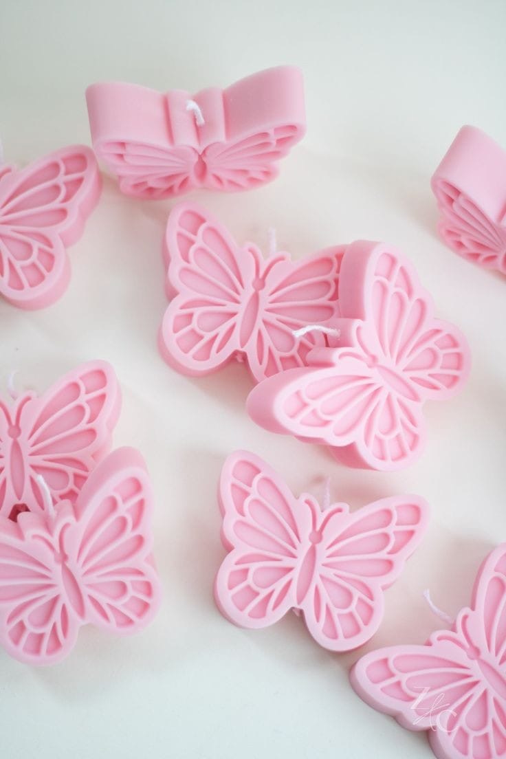 Butterfly candle