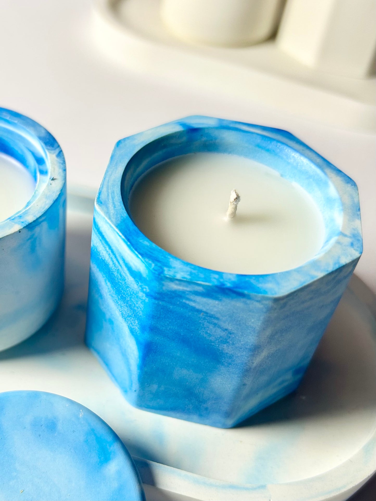 Hexagon candle