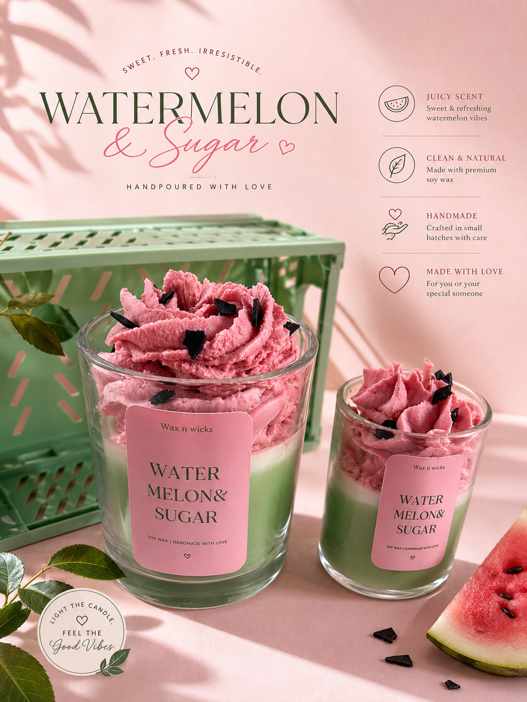 Watermelon & Sugar candle