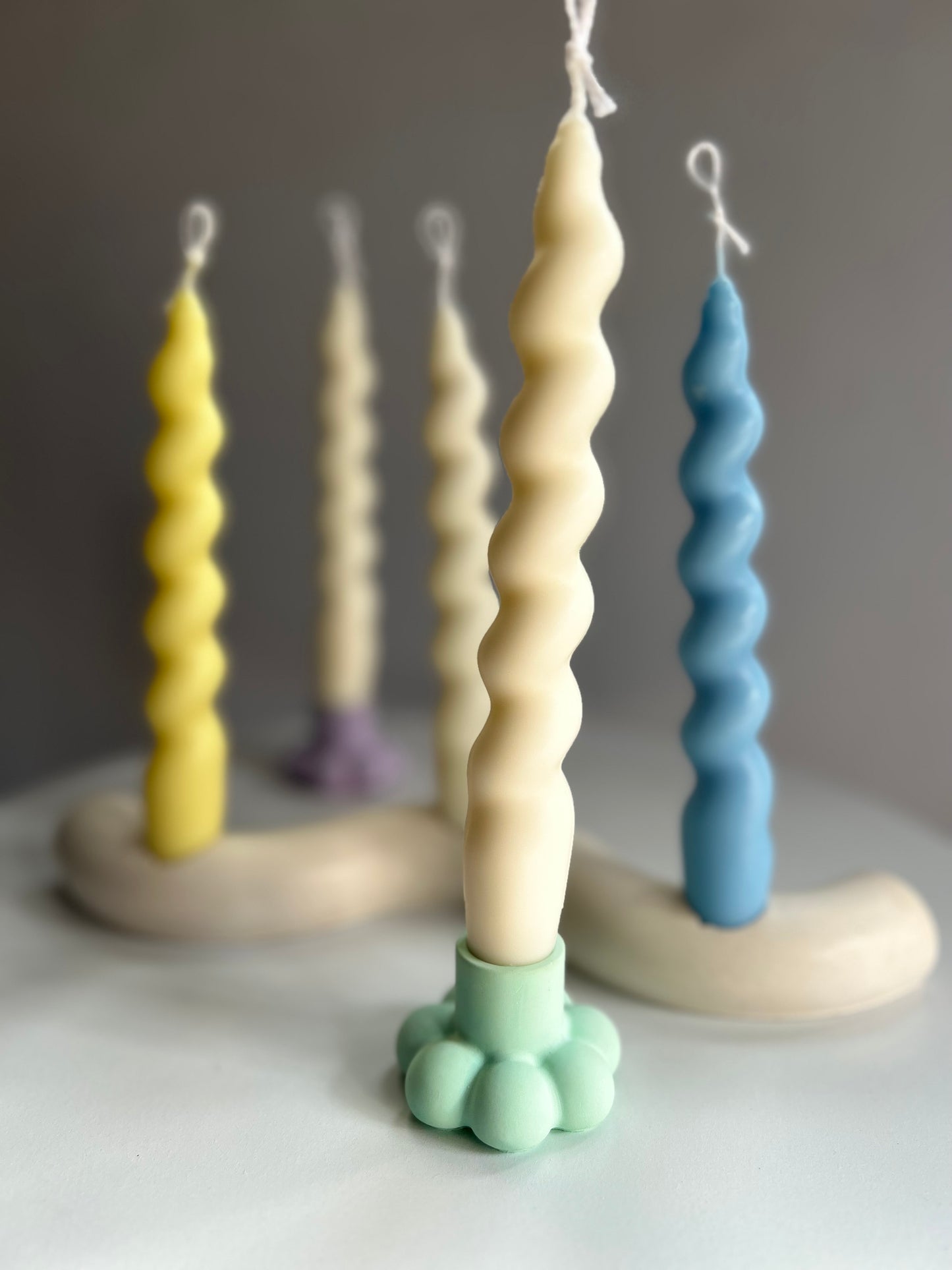 Bubble candlestick holder