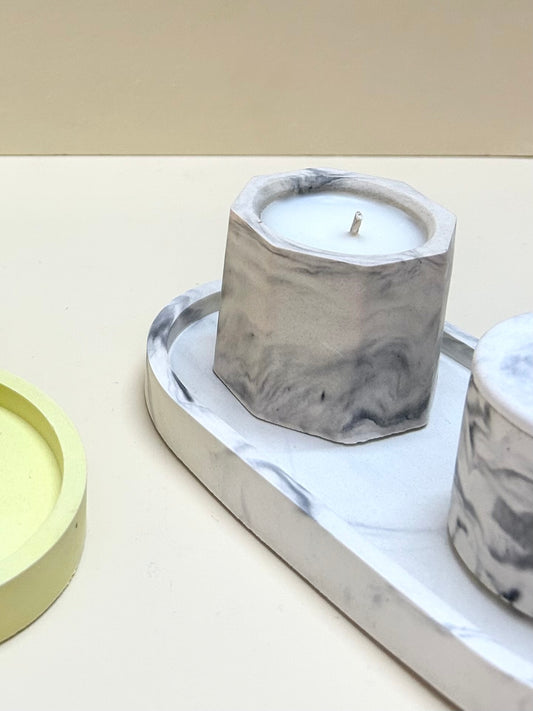 Hexagon candle
