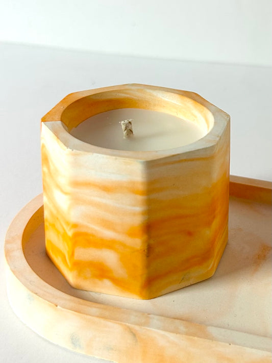 Hexagon candle