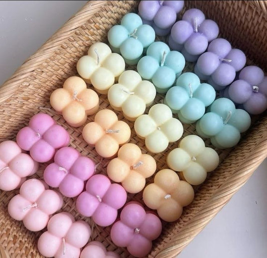 Mini bubble candle