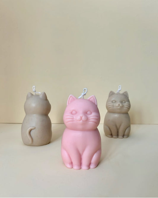 Cat candle